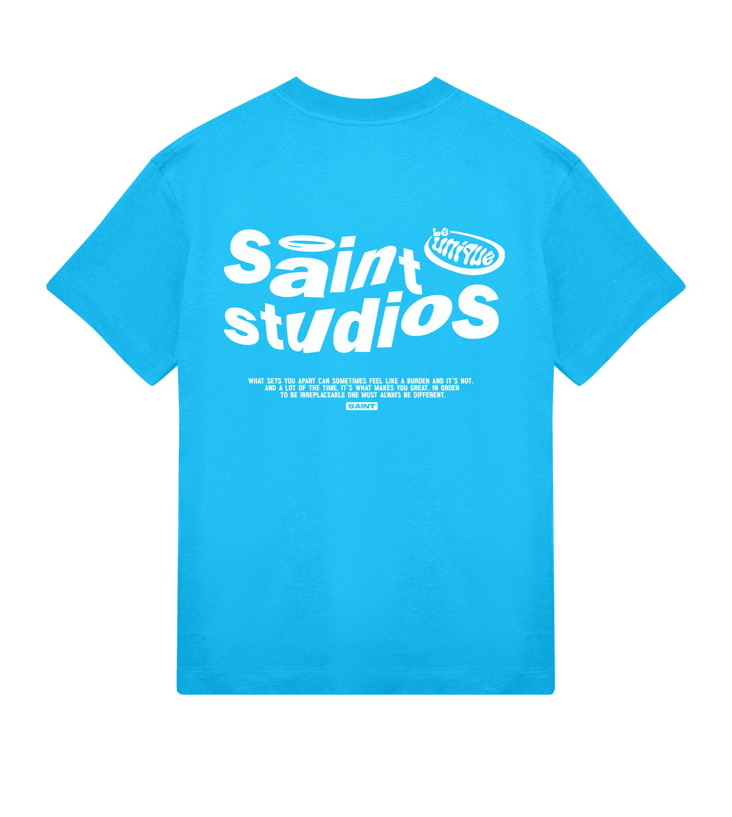 Saint Studios Boxy T-Shirt - Blue